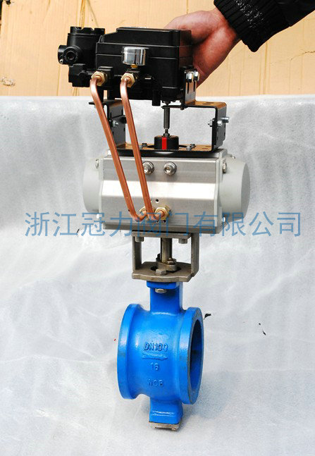 氣動V型調(diào)節(jié)球閥的工作機制